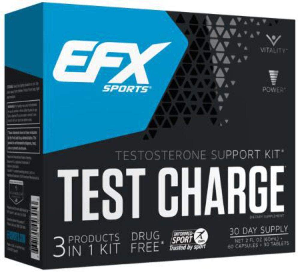 EFX Sports Test Charge Testosterone Support Kit 1 Kit