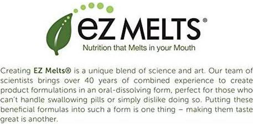 EZ Melts Folate as L-5-Methylfolate, 1,667 mcg DFE, Sublingual Vitamins, Vegan, Zero Sugar, Natural Orange Flavor, 60 Fast Dissolve Tablets