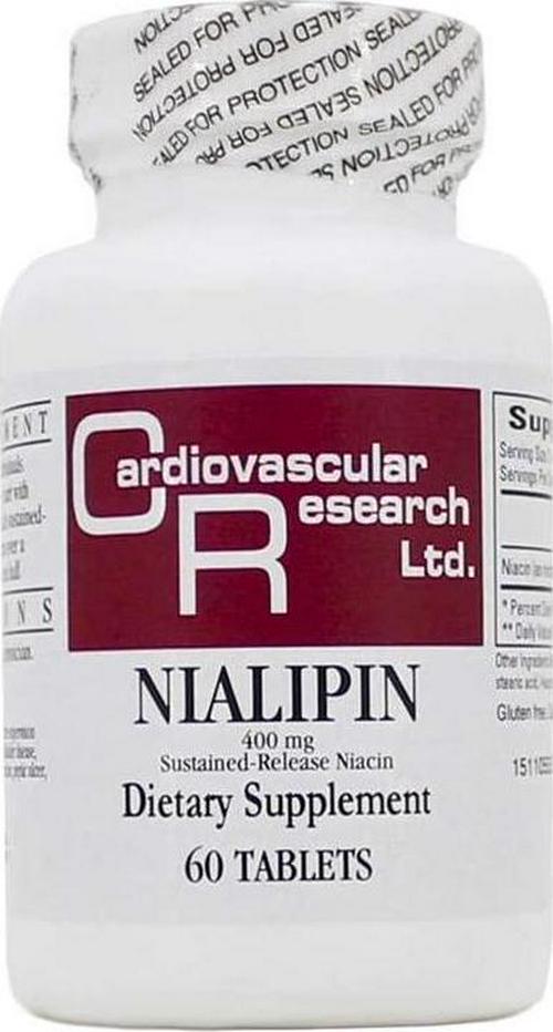 Ecological Formulas Nialipin 400Mg (Time Release) 60 Caps