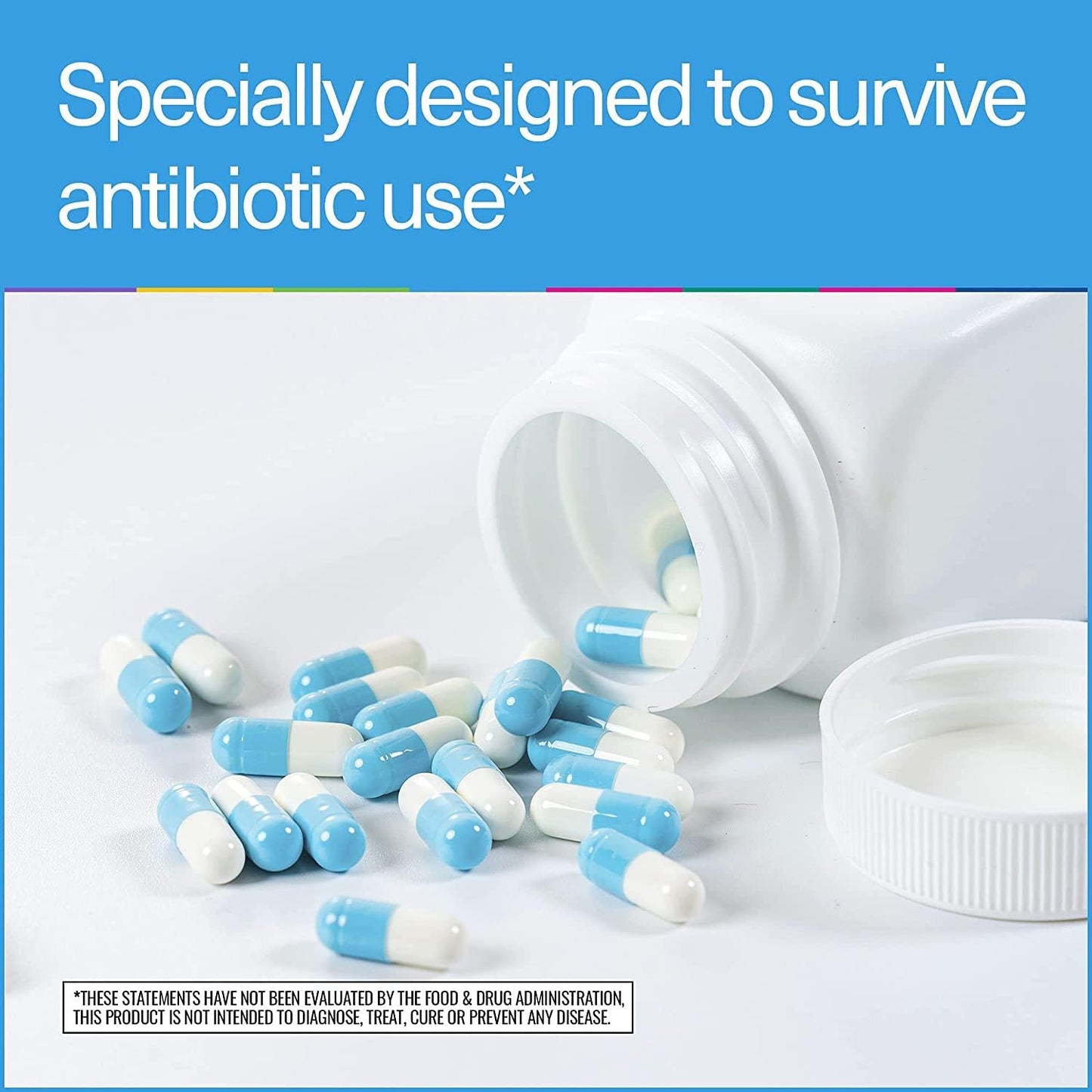 Elements Supreme Probiotic - Daily Dietary Supplement, Supports Digestive and Immune Health with Multi-Strain megadoses, Vitamin B, Niacin, Folate, Riboflavin, 28 Shelf-Stable Capsules (14 Servings)