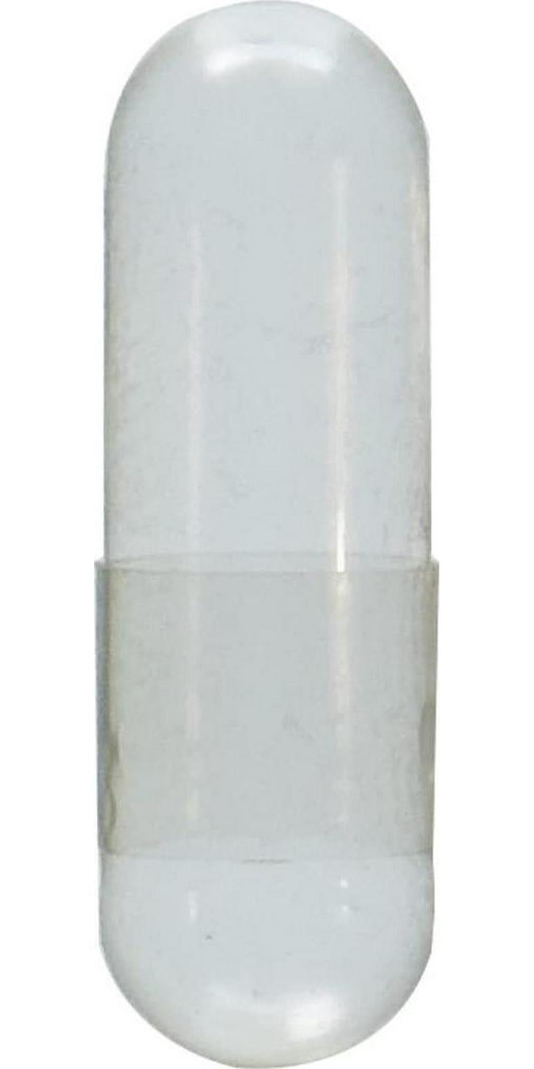 Empty Gelatin Capsules 0 Size -1000 Empty Capsules |Manufactured in North and South America|Kosher and Halal Certified |Gluten Free