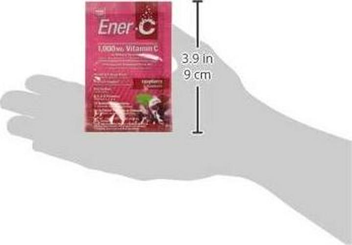 Ener-C - Vitamin C Immune Support, 1000mg Vitamin C Effervescent Multivitamin Drink Powder, Fruit Juice Vitamin C Drink Mix for Hydration with Electrolytes, Raspberry, 30 Packets