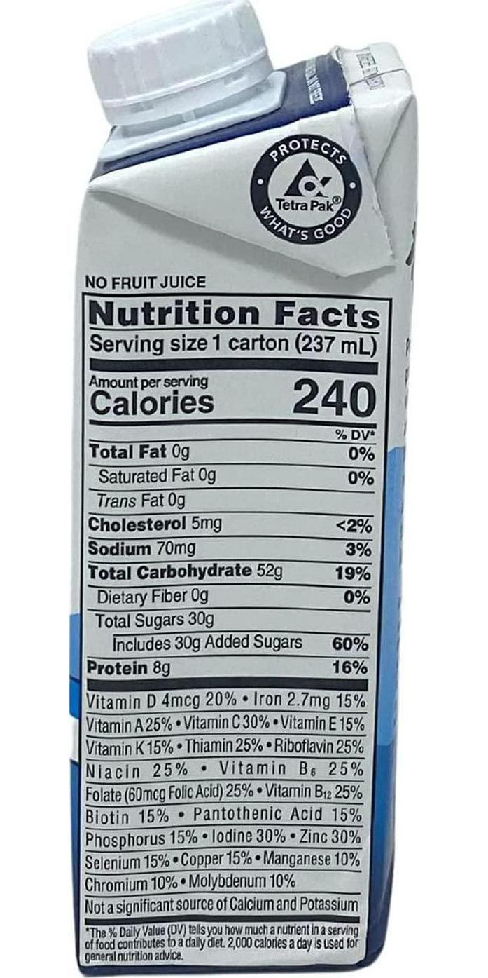 Ensure Clear Mixed Berry, 8 Ounce Recloseable Carton, Abbott 64900 - Case of 24