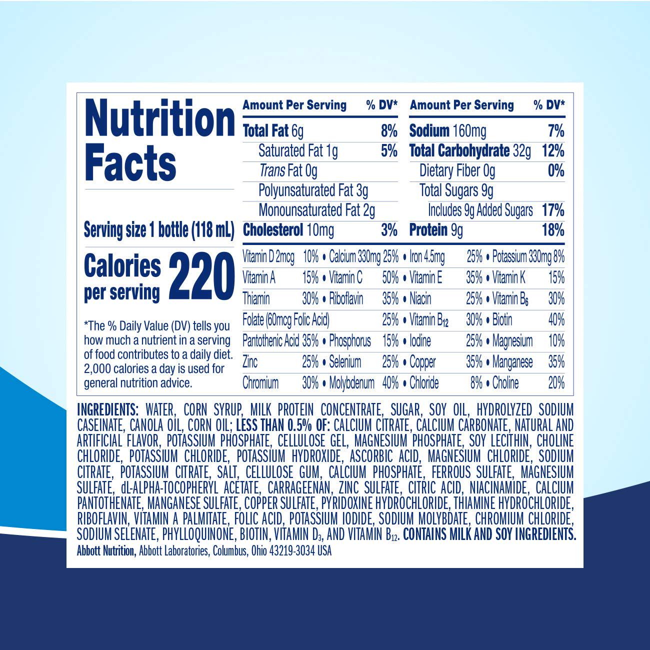 Ensure Compact Nutrition Shake with 9g of Protein and 25 Vitamins and Minerals, Milk Chocolate, 4 Fl Oz (Pack of 24)