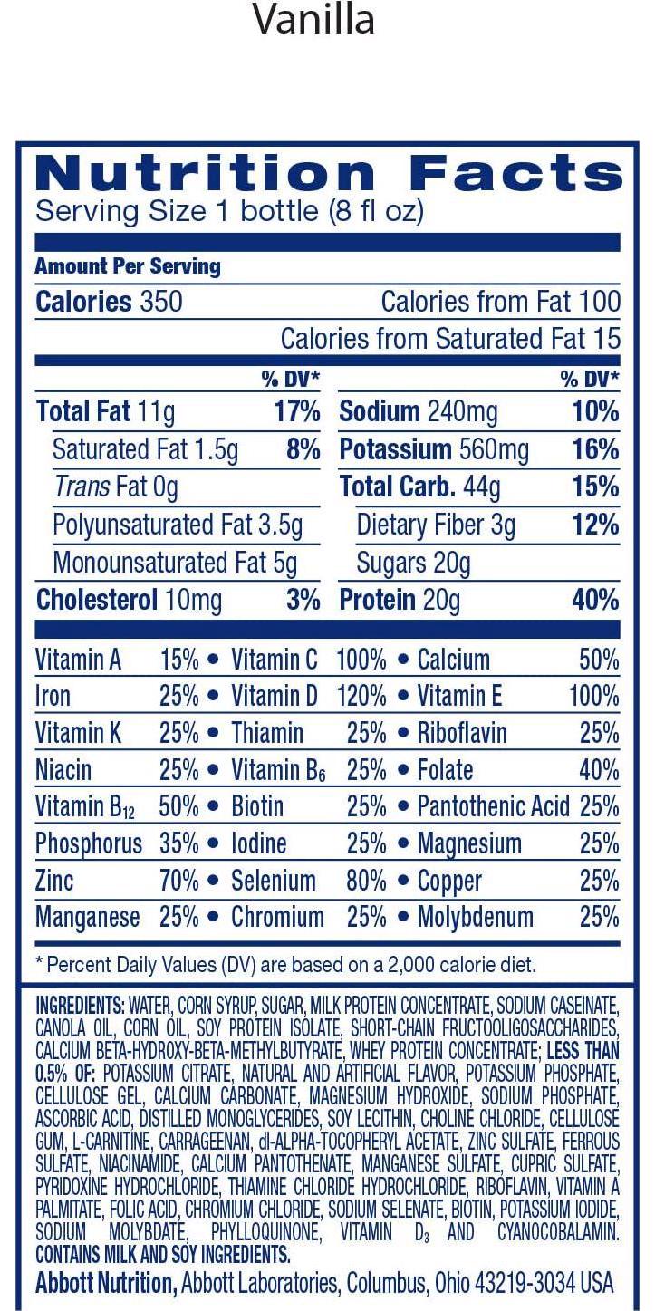 Ensure Enlive Nutrition Shake, Vanilla, 12 Count