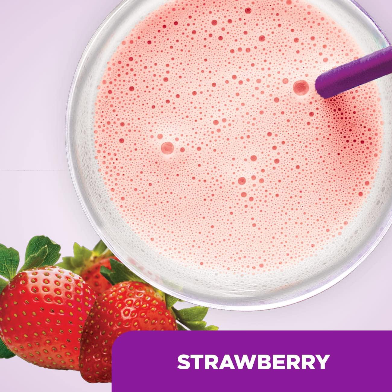 Ensure High Protein Nutritional Shake, 16g Protein, Meal Replacement Shakes, With Nutrients to Support Immune System Health, Strawberry, 8 fl oz, 24 Count