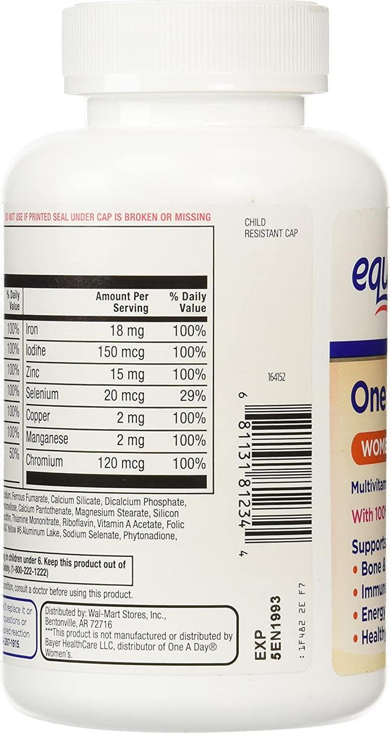 Equate - Women's One Daily Multivitamin, 200 Tablets