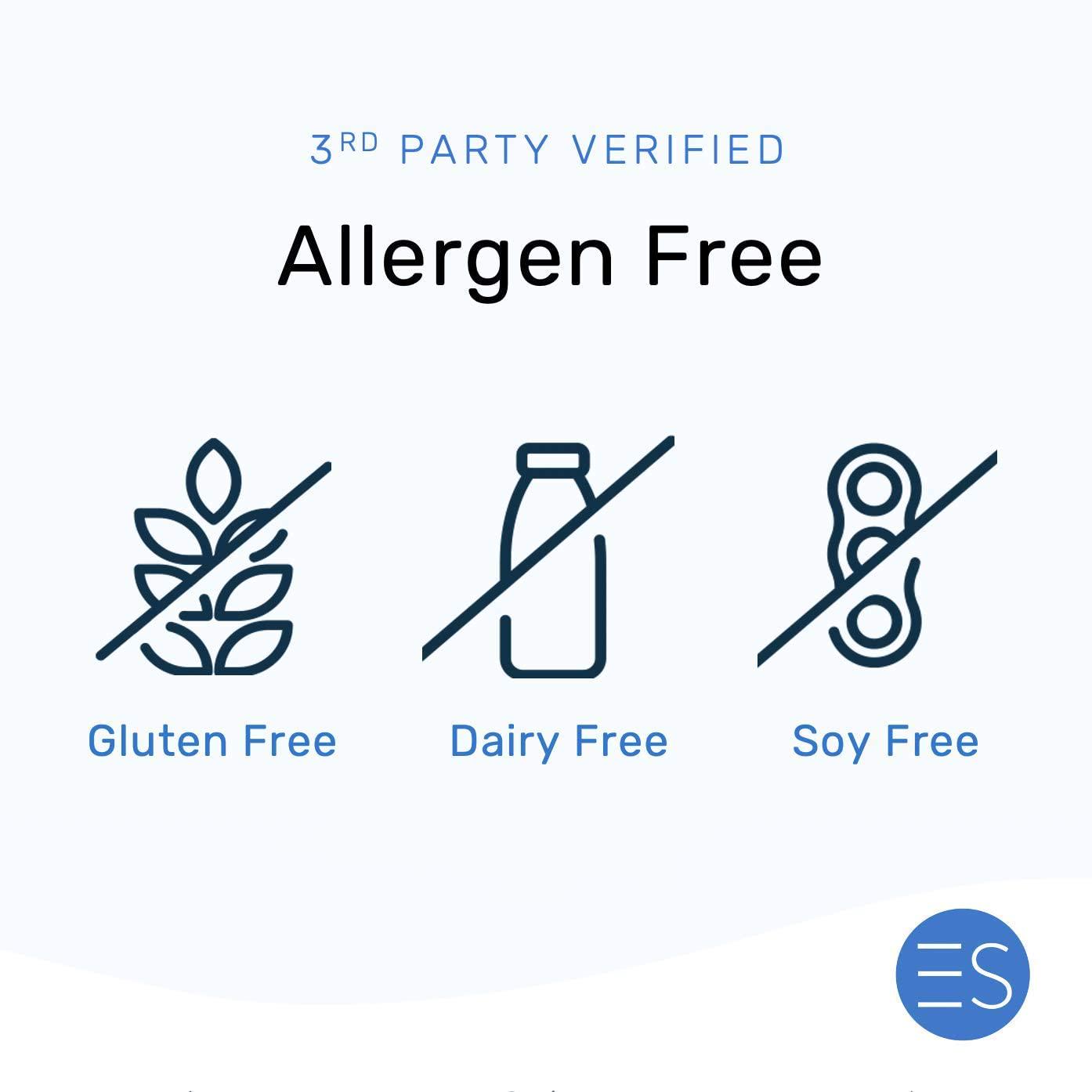 Essential Stacks Pure Saccharomyces Boulardii Probiotic - Gluten, Dairy and Soy Free - 5 Billion CFUs S Boulardii DBV PG 6763 Strain (60 Capsules)