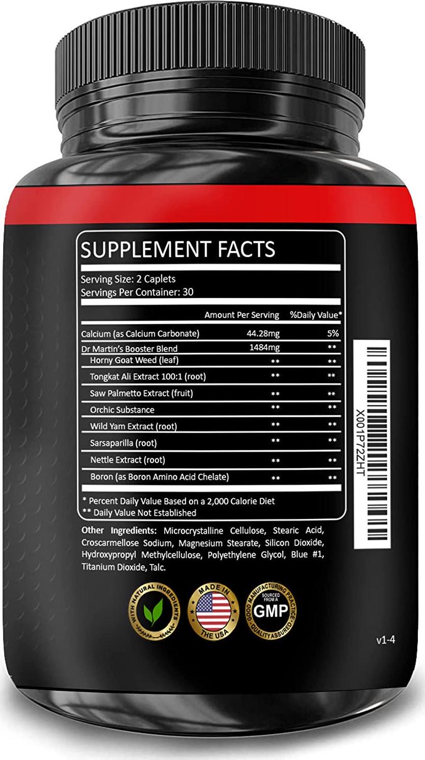 Extra Strength Testosterone Booster - Naturally Boost Your Stamina, Endurance, Strength and Energy for Men and Women - Burn Fat and Build Lean Muscle Mass Today