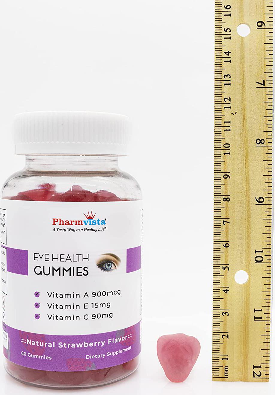 Eye Health Gummies - Vitamin A C E Supplement - 60 Count