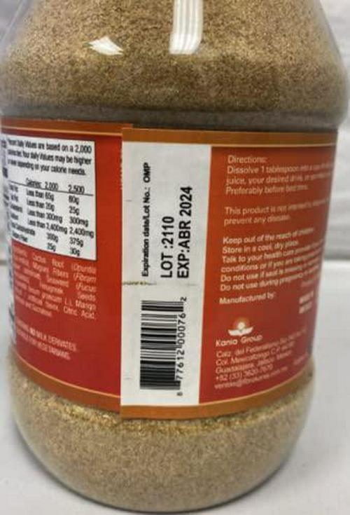 FIBRA KANIA Natural Fiber Mango Flavor 23 OZ