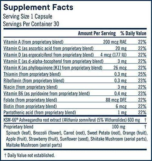 FLORA Stressveda, with KSM-66 Ashwagandha, Full Spectrum Root Extract, 30 Capsules
