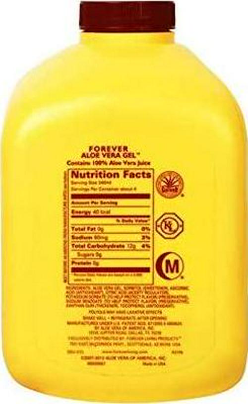 FOREVER ALOE VERA GEL 100% stabilized aloe Vera juice