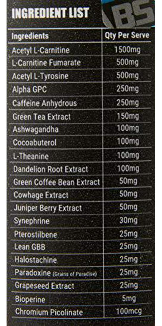 Faction Labs Deficit Thermogenic Activator Powder, 40 serves, Kiwi Mango, 320 grams