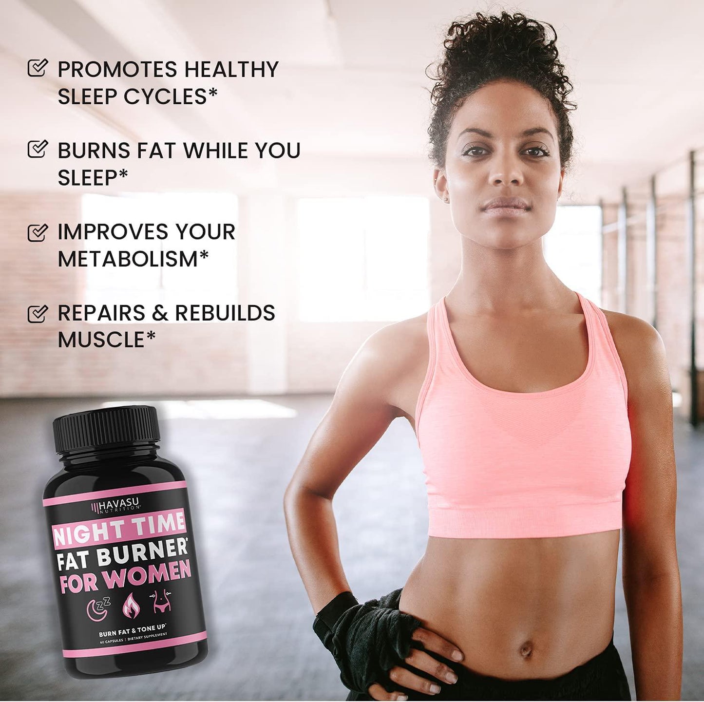 Fat Burning and Detox Cleanse for Women - Day Time and Night Time Weight Loss Routine