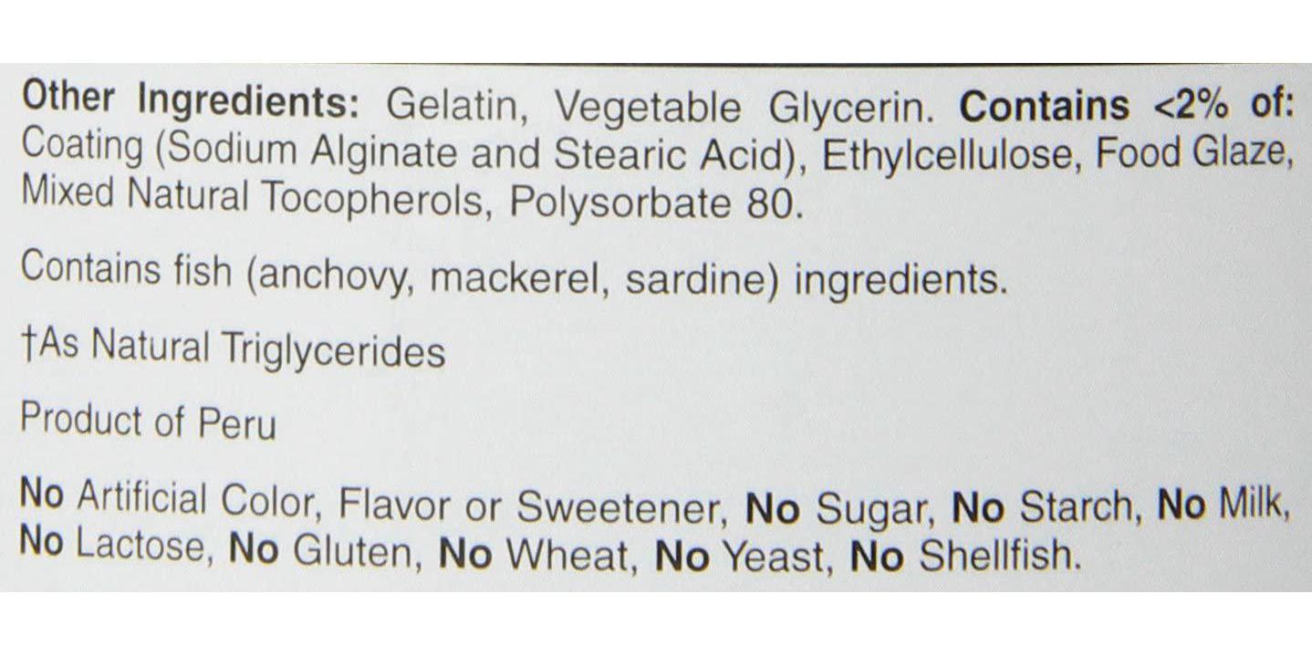 Fish Oil by Nature's Bounty, Dietary Supplement with 360mg Omega-3, Supports Heart Health, 1200mg, 200 Softgels (Pack of 2)