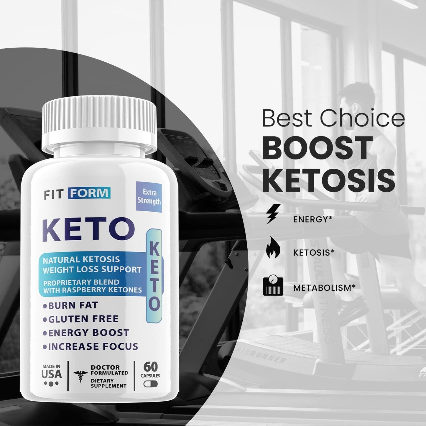 Fit Form Ketosis Supplement Pills (3 Pack)