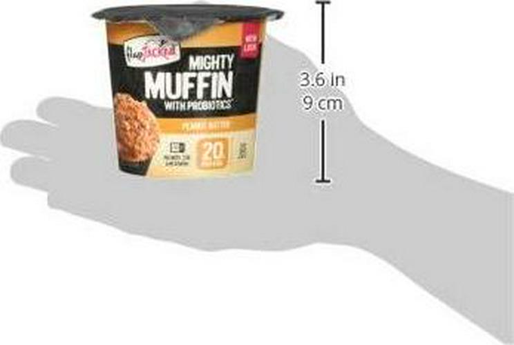 FlapJacked Peanut Butter 20g Protein Mighty Muffin 12 Pack , , Peanut Butter 660 grams , Pack of 12