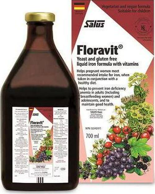 Floravit Formula -No Yeast Iron (700mL) Brand: Flora