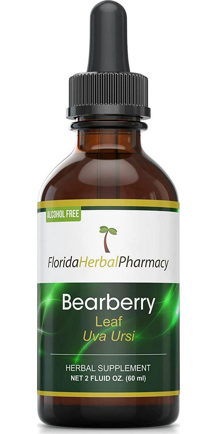 Florida Herbal Pharmacy, Alcohol-FREE Uva Ursi (Bearberry) Tincture/Extract 2 oz.