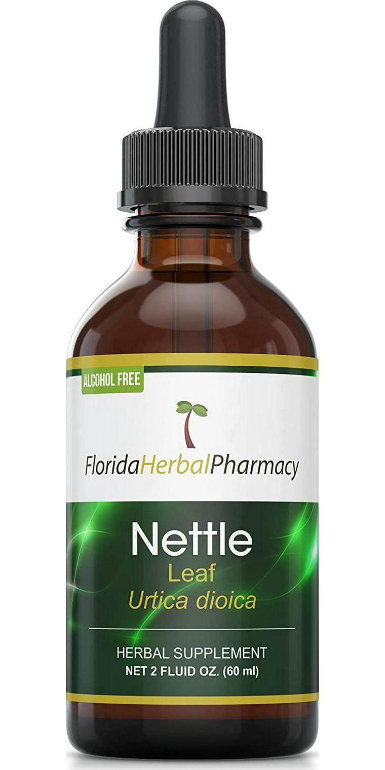 Florida Herbal Pharmacy, Alcohol - FREE Nettle (Urtica dioica) Tincture/Extract 2 oz.