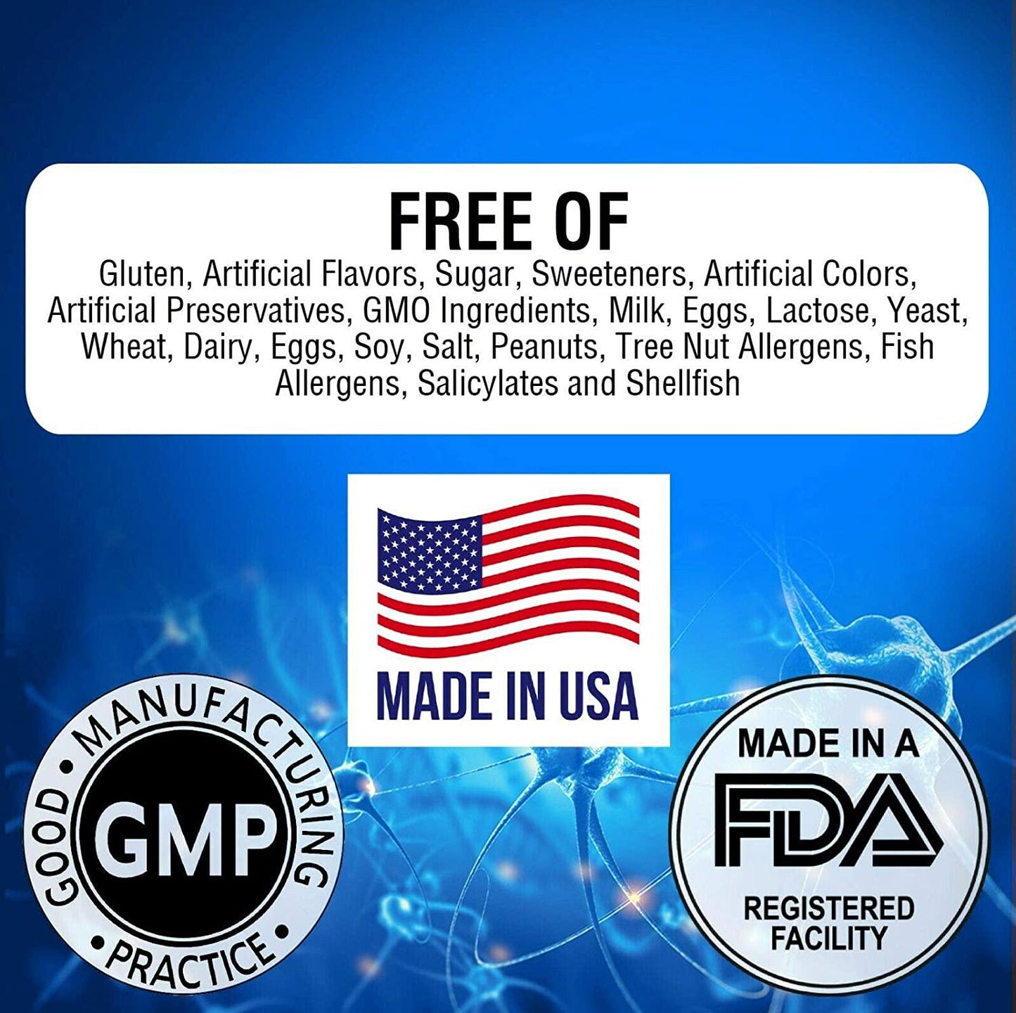 FocusOn Brain Booster Supplement Pills - Immune, Energy Memory for Professionals Aged 25-50 - Gluten Free and Non-GMO (Focus ON Age 25-50)