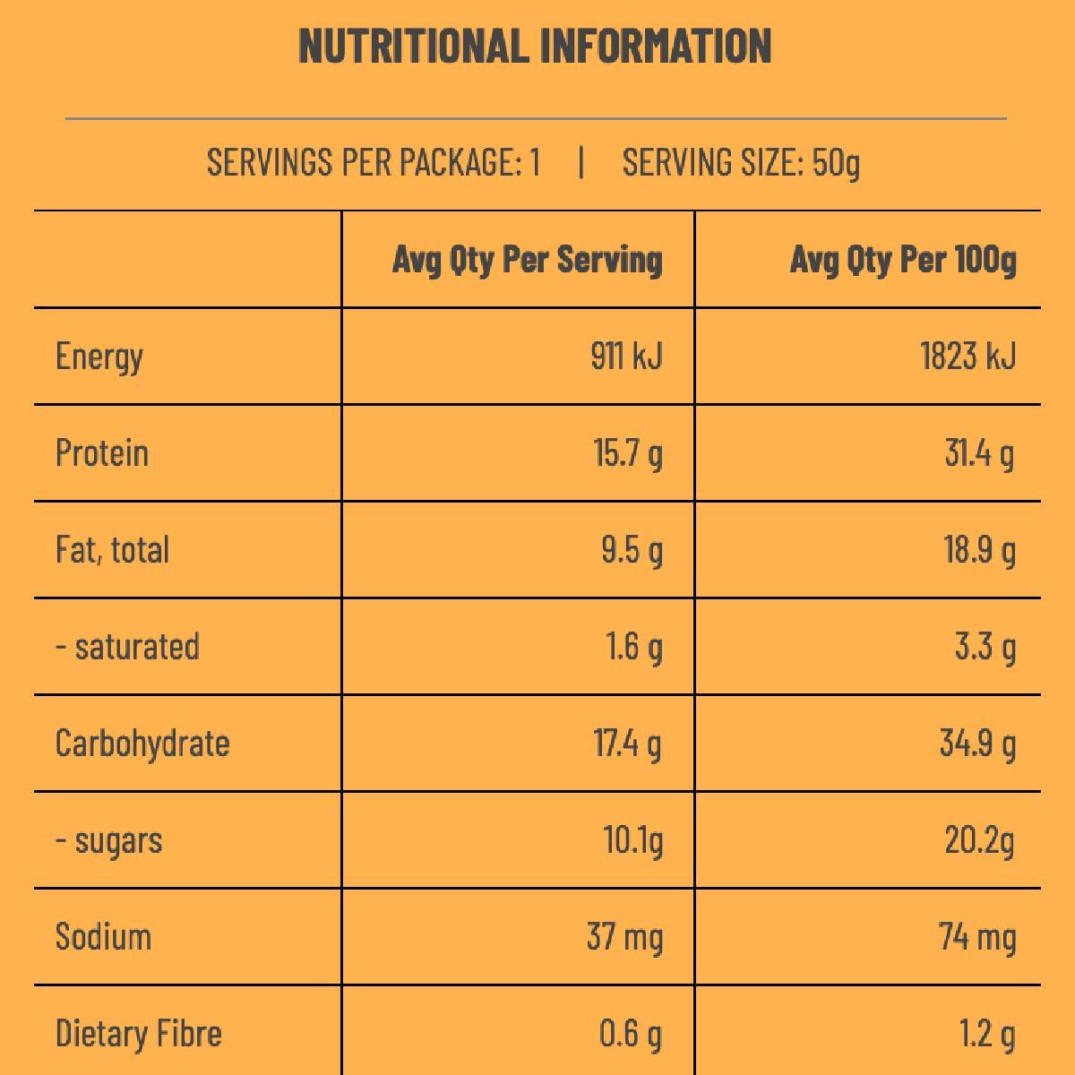 Fodbods Banana Peanut Bars