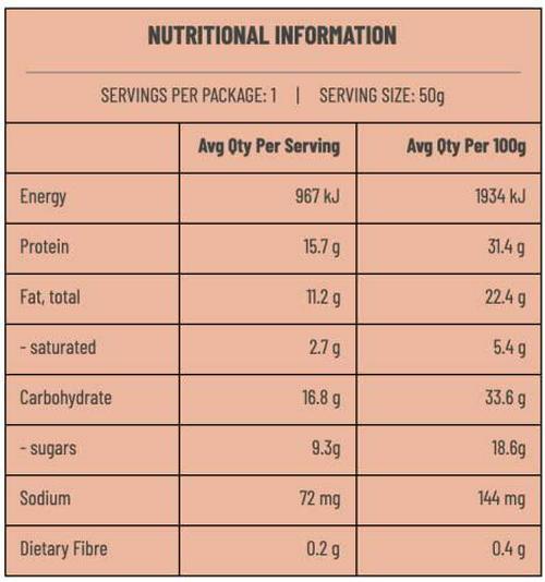 Fodbods Peanut Choc Chunk Bars