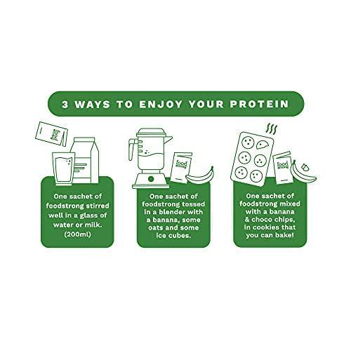 Foodstrong Daily Protein, Mango Shake, Clean Grass Fed Whey Protein Powder with Turmeric and Green Tea, 24G of Protein, Hormone Free Non GMO Gluten Free No Added Sugar, 16 Servings, 18.6 Ounce