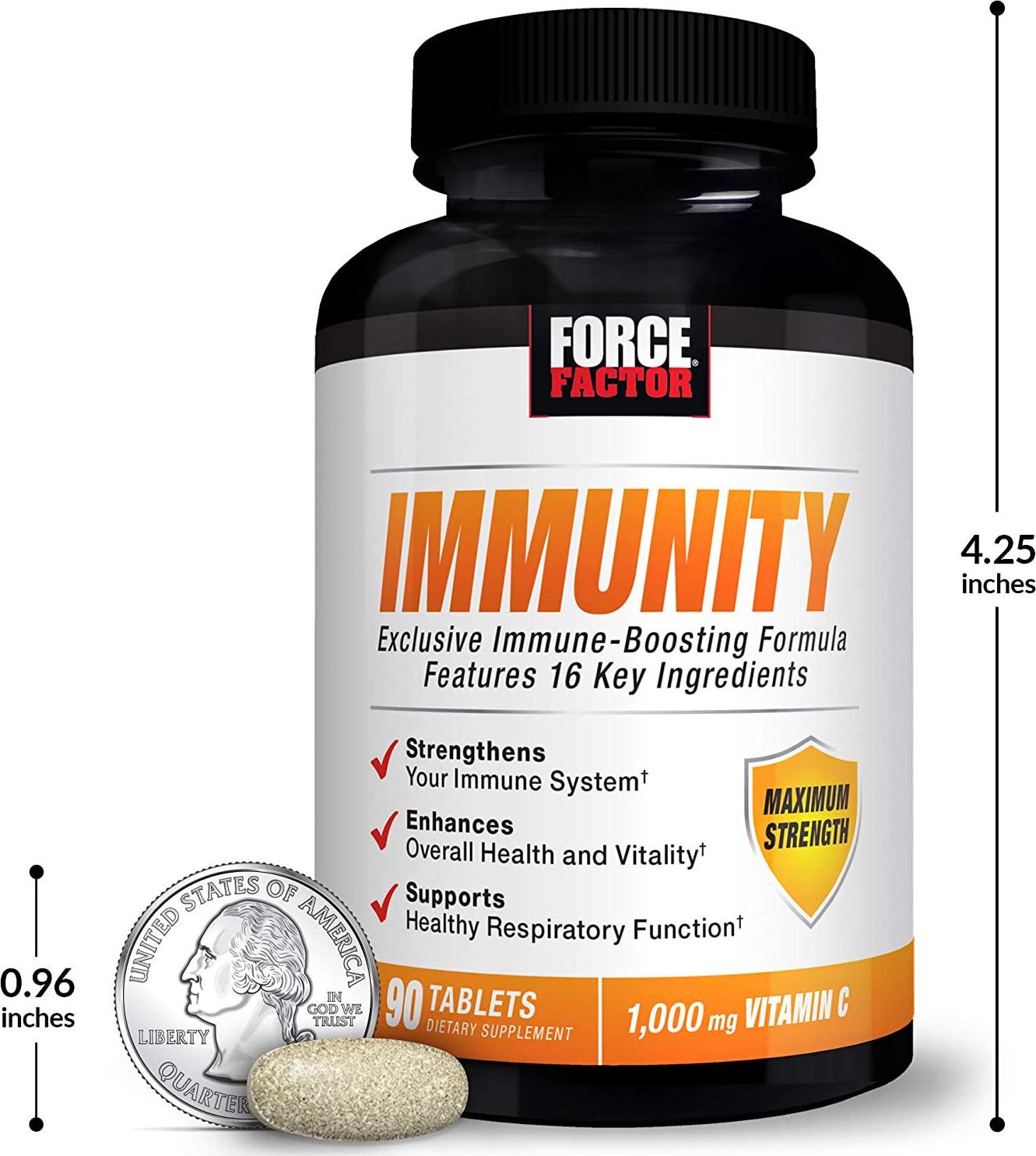 Force Factor Immunity 90ct 3-pack, 270 Count
