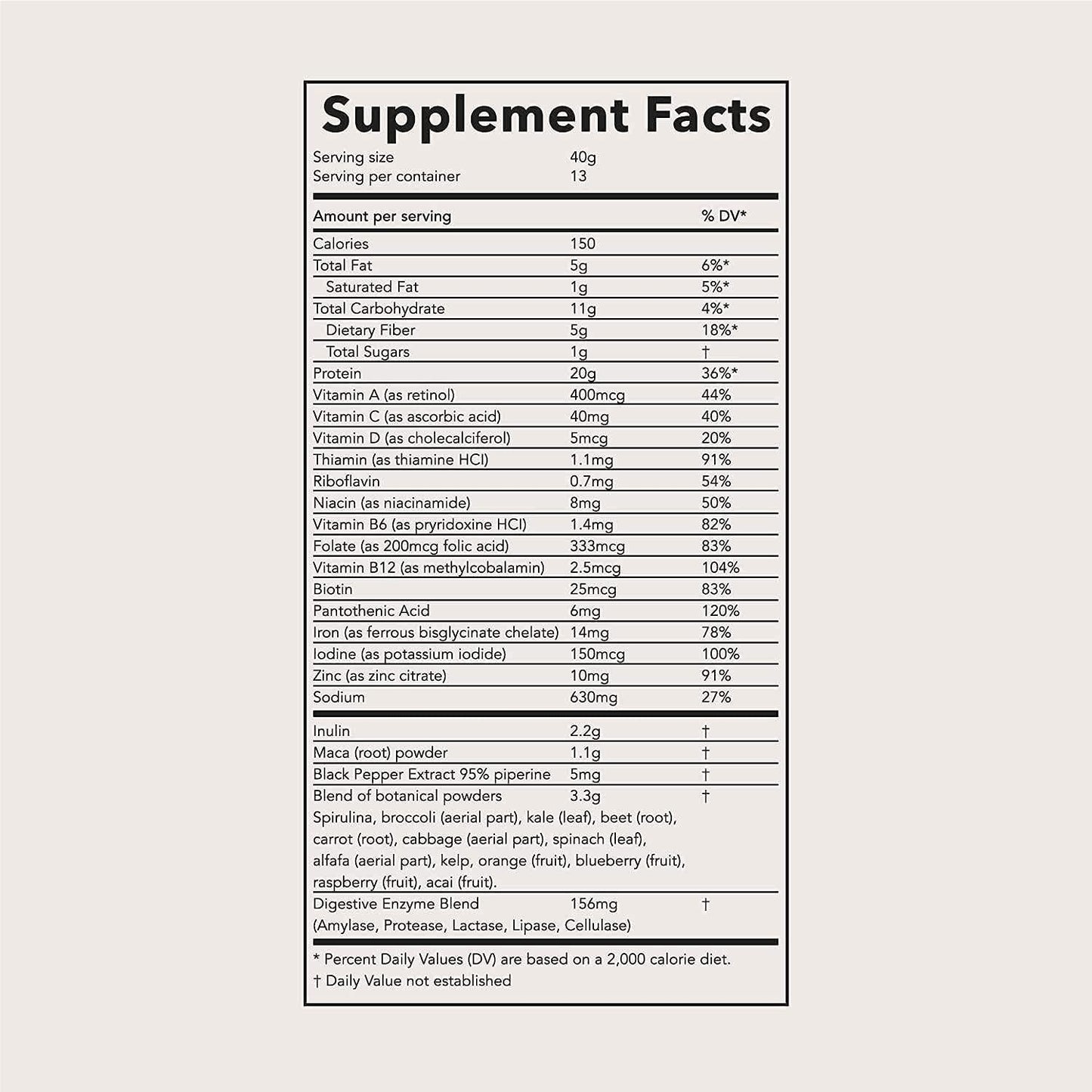 Form Superblend Protein - Vegan Protein Powder with Superfoods, Vitamins and Minerals (Chocolate Salted Caramel)