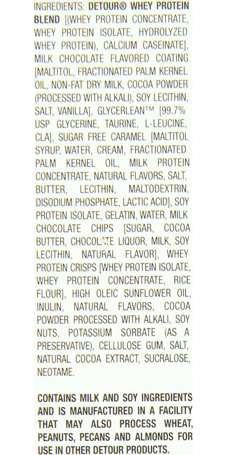 Forward Foods Detour 85 g Chocolate Caramel High Protein Meal Bars - Box of 12