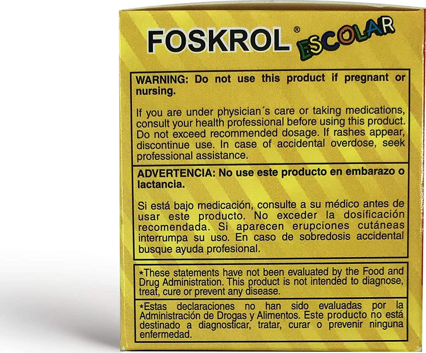 Foskrol Escolar Dietary Supplement Vitamin Boost Appetite Supplements Kids Dietary Supplement Natural Appetite Stimulant for Kids and Toddlers 10 vials per Pack Vitamins for Kids