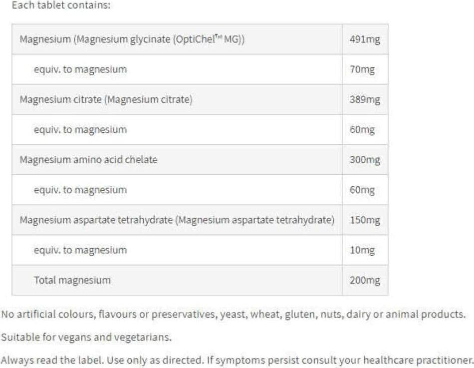 Fusion Health Organic Magnesium Advanced- 60 Tablets