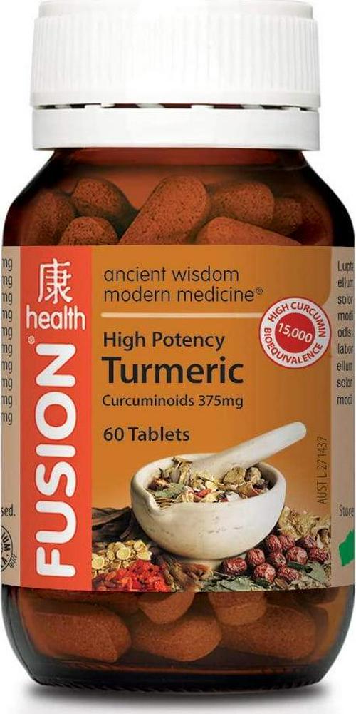 Fusion Health Turmeric 60 Tablets - Size: 60 Tablets