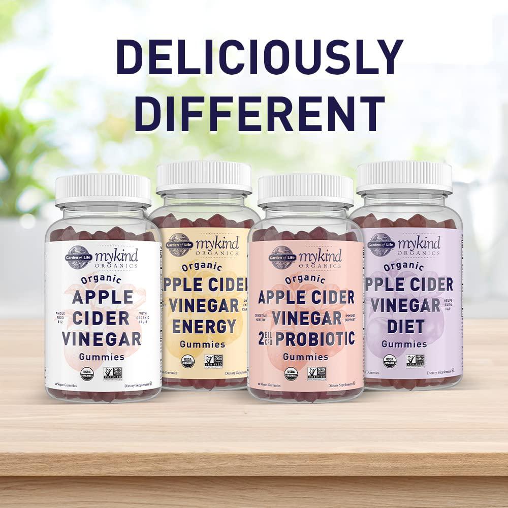 GARDEN OF LIFE Garden Of Life Mykind Organics Apple Cider Vinegar Probiotic 60 Gummies, 60 Count