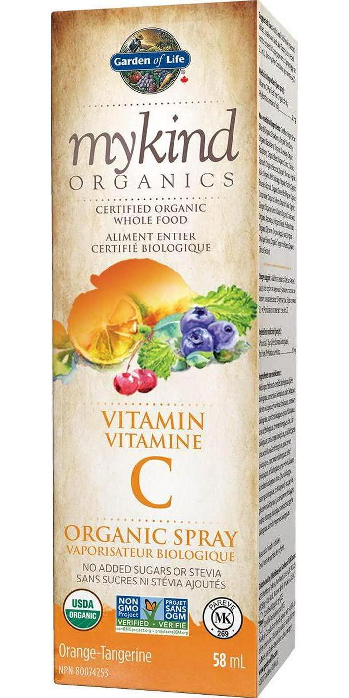 GARDEN OF LIFE Vitamin C Spray Orange Tangerine, 58 ML