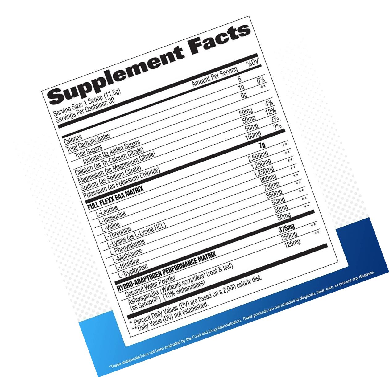 GAT Sport Flexx EAAs + Hydration, Strawberry Mango, 30 Servings