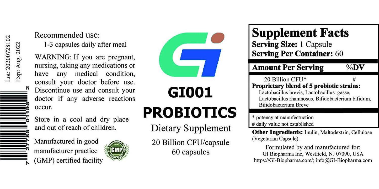GI001 Probiotics