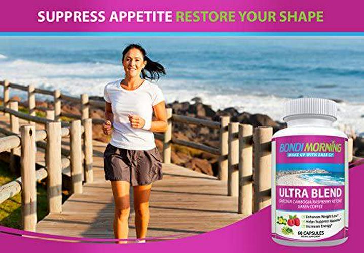 Garcinia Cambogia Blend Weight Loss Support Dietary Supplement 3-in-1 Blend Healthy and Natural Metabolism-Boosting Ingredients, Garcinia Cambogia, Raspberry Ketone and Green Coffee Beans 60 Capsules