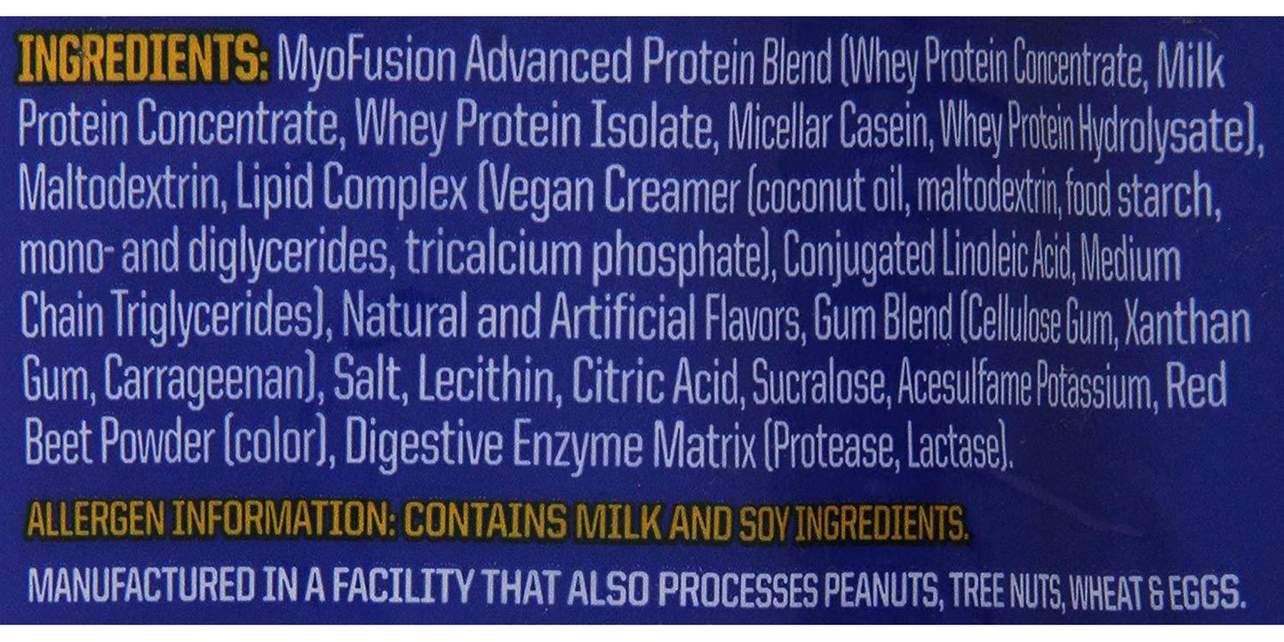 Gaspari Nutrition Myofusion Advanced Protein, Strawberries and Cream, 4 Pound