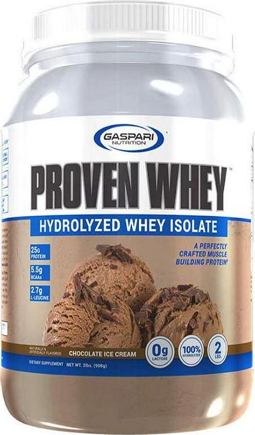 Gaspari Nutritions Proven Whey Isolate, Chocolate Ice Cream, 907 grams