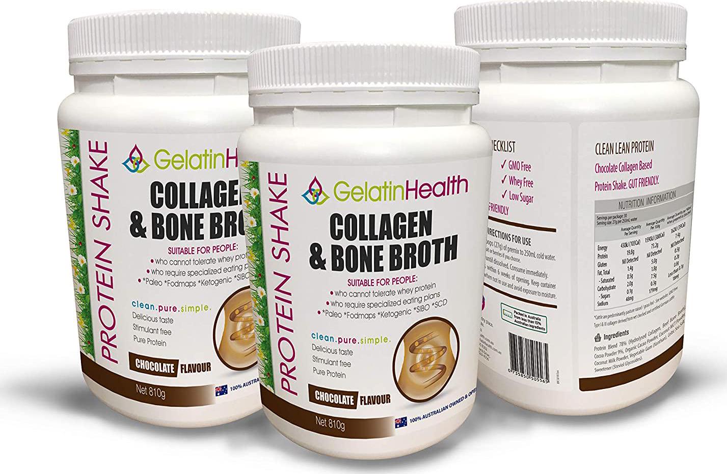 Gelatin Health - Chocolate Collagen and Bone Broth Shake