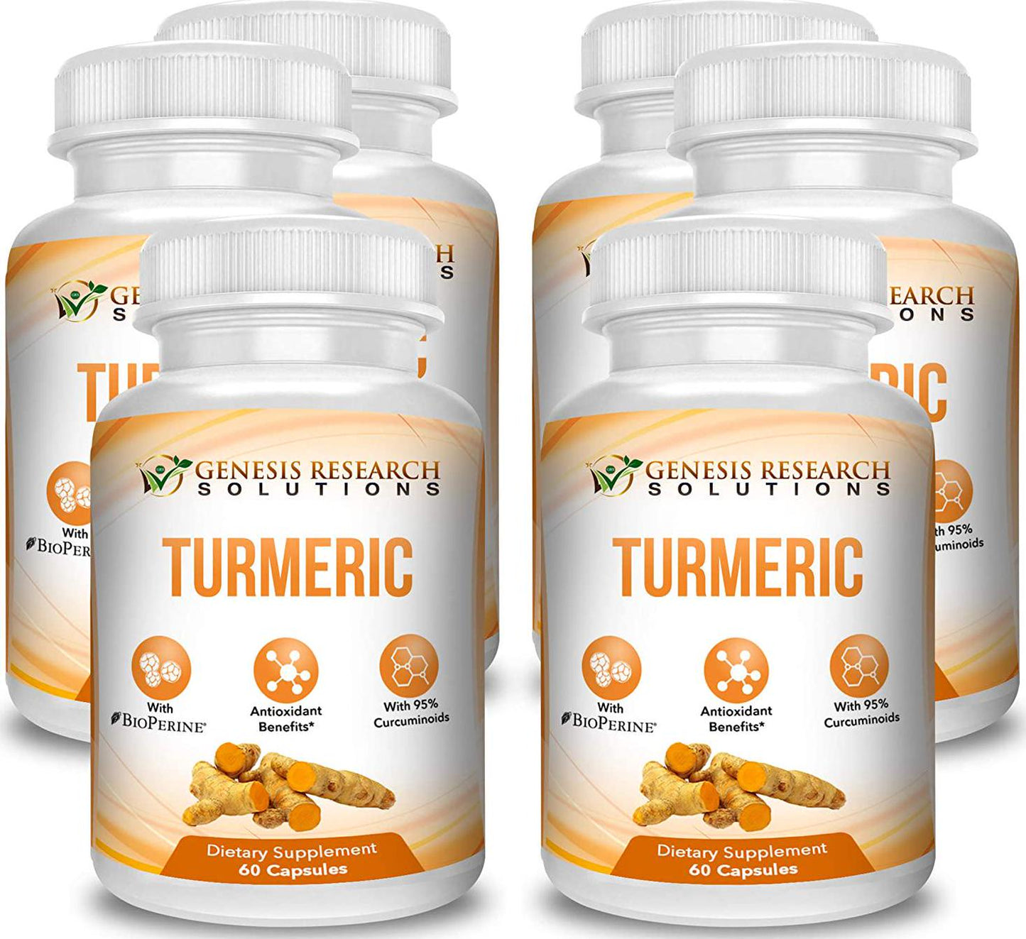 Genesis Research Solutions Turmeric Curcumin (1 Month Supply)