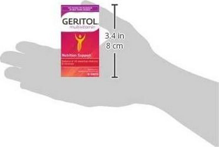 Geritol Multi-Vitamin Nutritional Support Tablets, 40 Count, Multivitamin/Multimineral Supplement For Adults, High In Vitamin A and Vitamin C