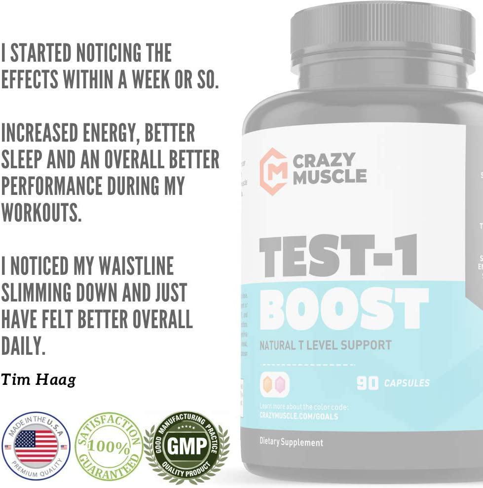 Get Bigger with BCAAs, Creatine and Test-1 Boost