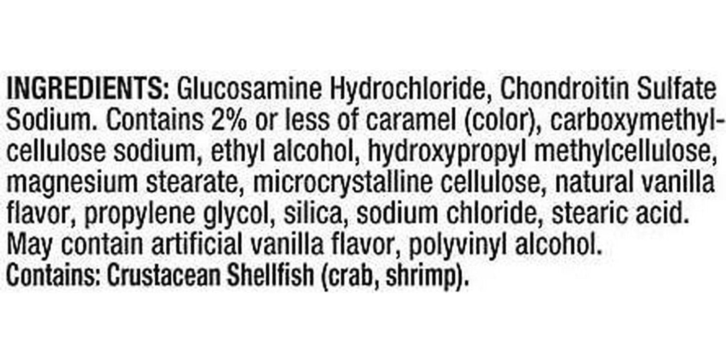 Glucosamine HCl 1500 mg - Chondroitin Sulfate 1200 mg - Advanced Triple Strength Joint Health Support Supplement - 60 Caplets