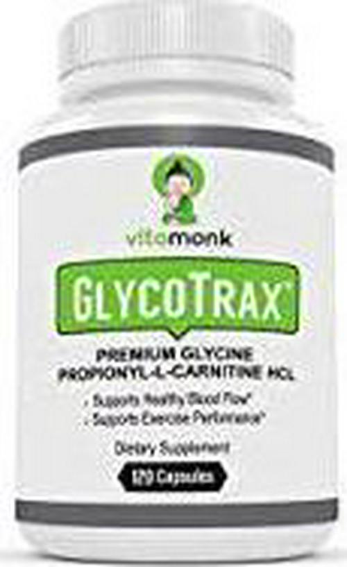 GlycoTraxTM GPLC Extra Large Bottle - 120 Capsules of High-Absorption Glycine Propionyl-L-Carnitine with No Artificial Fillers - Glycine Propionyl L Carnitine Supplement