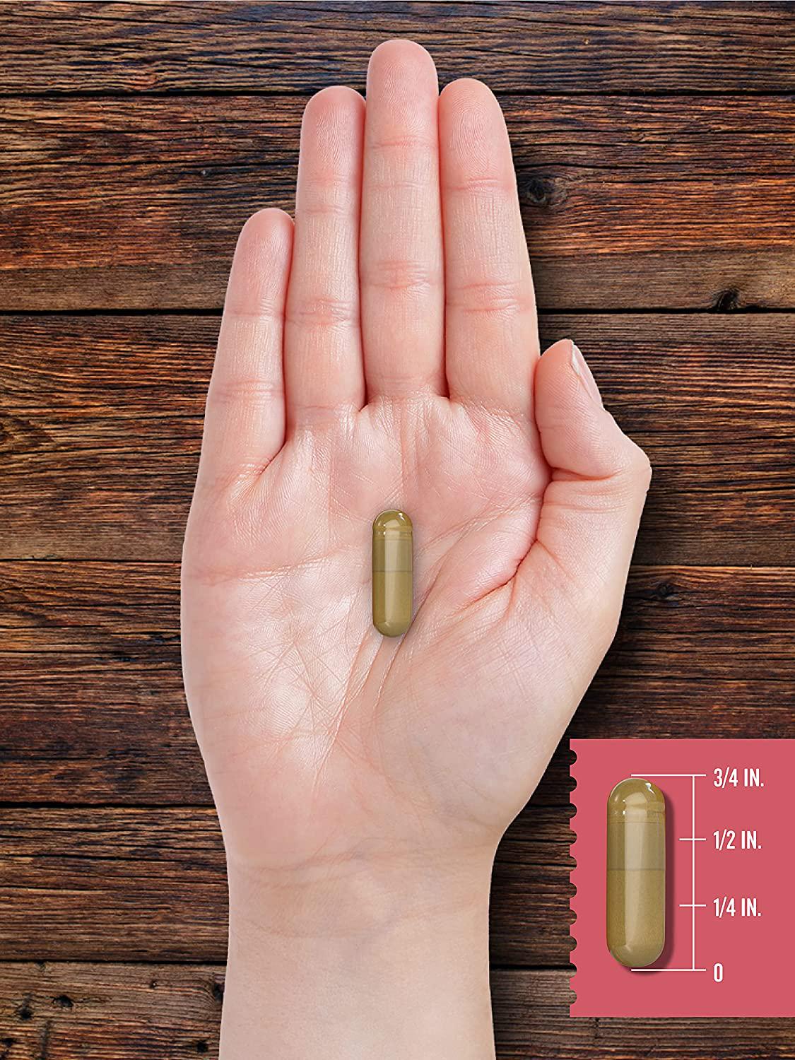 Grass Fed Beef Heart 3200mg | 200 Capsules | Desiccated Pasture Raised Bovine Supplement | Non-GMO, Gluten Free | by Herbage Farmstead