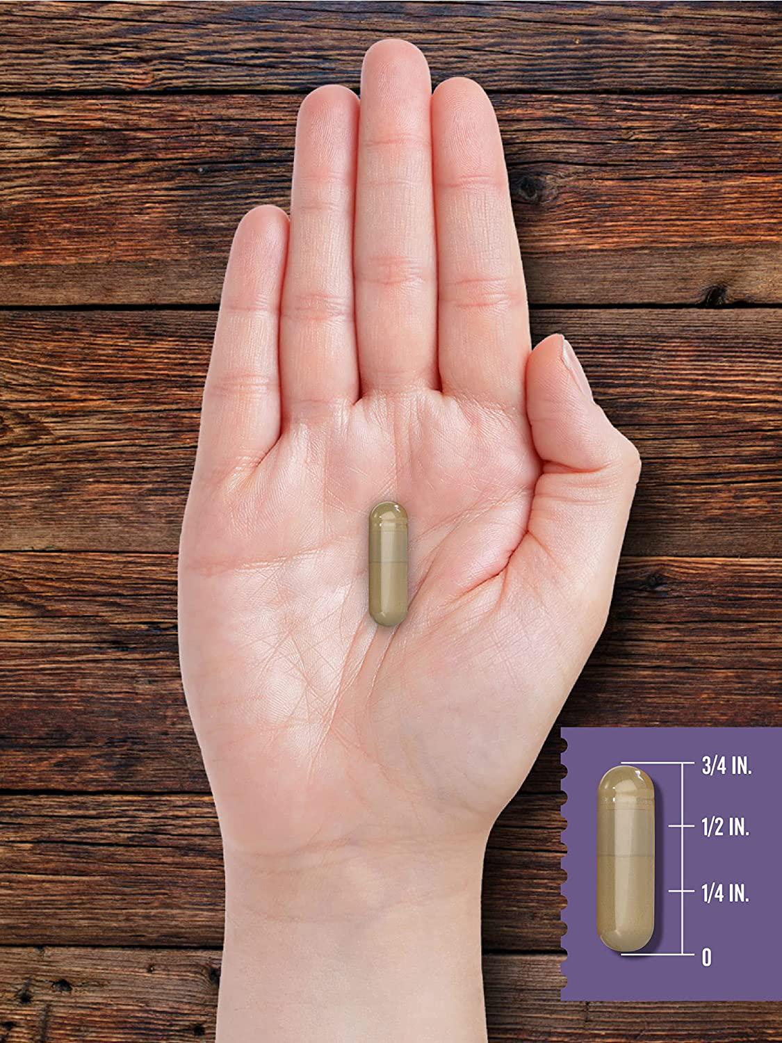 Grass Fed Beef Pancreas 550mg | 200 Capsules | Desiccated Pasture Raised Bovine Supplement | Non-GMO, Gluten Free | by Herbage Farmstead